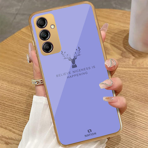 Samsung Galaxy A14 - Nice Series - HQ Premium Shine Durable Golden Electroplate Case