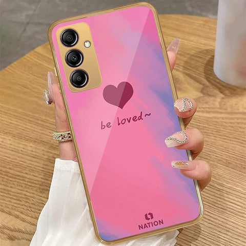 Samsung Galaxy A14 5G - Onation Heart Series - HQ Premium Shine Durable Golden Electroplate Case