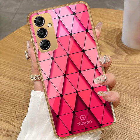 Samsung Galaxy A14 5G - Onation Pyramid Series - HQ Premium Shine Durable Golden Electroplate Case