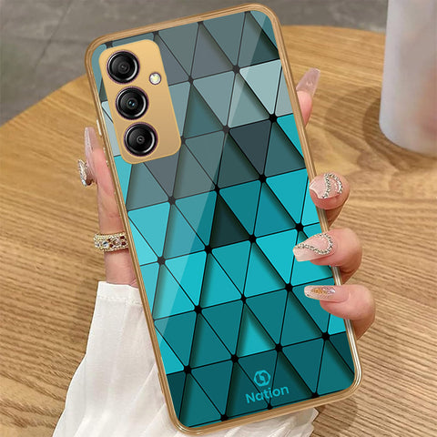 Samsung Galaxy A14 - Onation Pyramid Series - HQ Premium Shine Durable Golden Electroplate Case