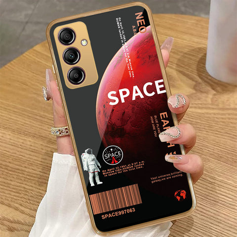 Samsung Galaxy A14 - Limitless Series - HQ Premium Shine Durable Golden Electroplate Case