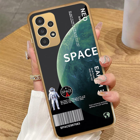 Samsung Galaxy A72 - Limitless Series - HQ Premium Shine Durable Golden Electroplate Case