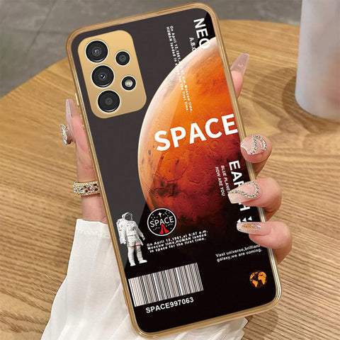 Samsung Galaxy A72 - Limitless Series - HQ Premium Shine Durable Golden Electroplate Case