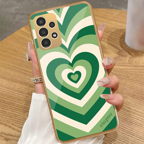 Samsung Galaxy A32 - O'Nation Heartbeat Series - HQ Premium Shine Durable Golden Electroplate Case