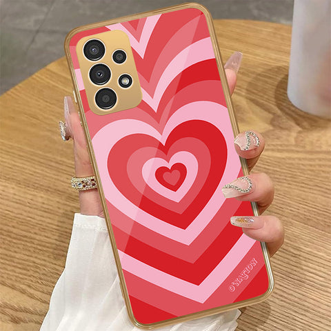 Samsung Galaxy A72 - O'Nation Heartbeat Series - HQ Premium Shine Durable Golden Electroplate Case