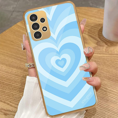 Samsung Galaxy A32 - O'Nation Heartbeat Series - HQ Premium Shine Durable Golden Electroplate Case