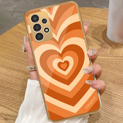 Samsung Galaxy A53 5G - O'Nation Heartbeat Series - HQ Premium Shine Durable Golden Electroplate Case