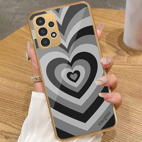 Samsung Galaxy A72 - O'Nation Heartbeat Series - HQ Premium Shine Durable Golden Electroplate Case