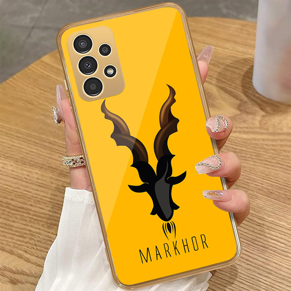 Samsung Galaxy A53 5G - Markhor Series - HQ Premium Shine Durable Golden Electroplate Case