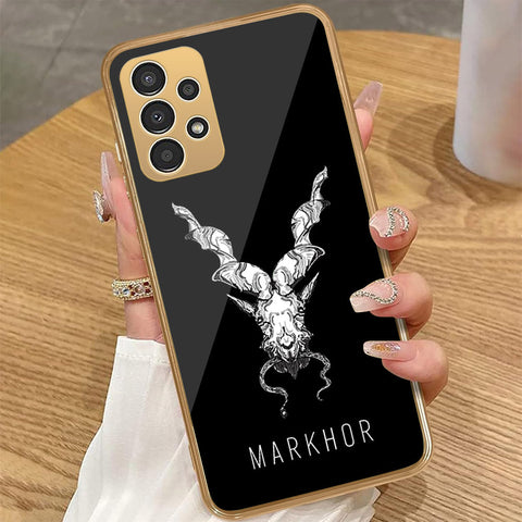 Samsung Galaxy A72 - Markhor Series - HQ Premium Shine Durable Golden Electroplate Case