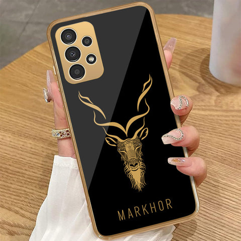 Samsung Galaxy A13 - Markhor Series - HQ Premium Shine Durable Golden Electroplate Case