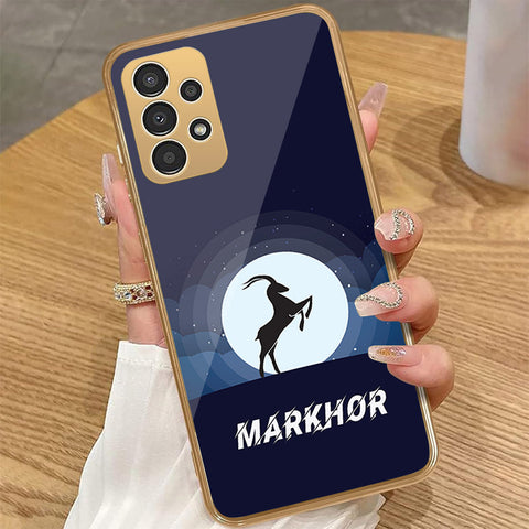 Samsung Galaxy A23 5G - Markhor Series - HQ Premium Shine Durable Golden Electroplate Case
