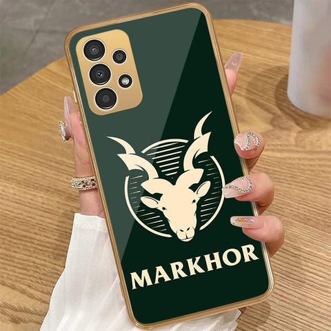 Samsung Galaxy A23 - Markhor Series - HQ Premium Shine Durable Golden Electroplate Case