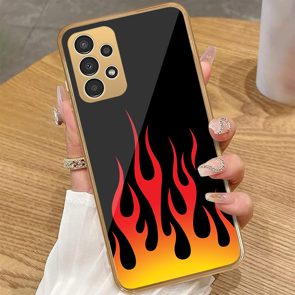 Samsung Galaxy A72 - Stellar Series - HQ Premium Shine Durable Golden Electroplate Case