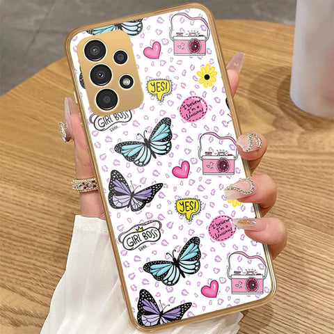 Samsung Galaxy A13 - Vanilla Dream Series - HQ Premium Shine Durable Golden Electroplate Case