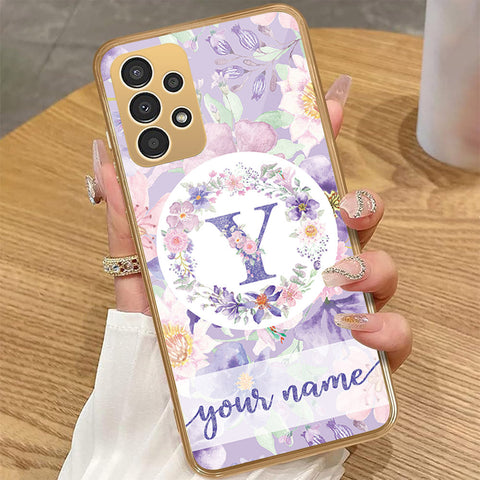 Samsung Galaxy A32 - Personalized Alphabet Series - HQ Premium Shine Durable Golden Electroplate Case