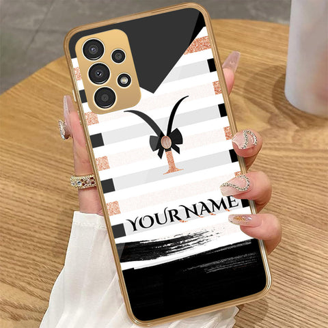 Samsung Galaxy A72 - Personalized Alphabet Series - HQ Premium Shine Durable Golden Electroplate Case