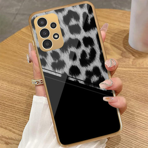 Samsung Galaxy A23 - Printed Skins Series - HQ Premium Shine Durable Golden Electroplate Case