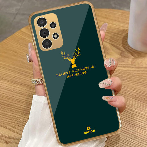 Samsung Galaxy A23 5G - Nice Series - HQ Premium Shine Durable Golden Electroplate Case