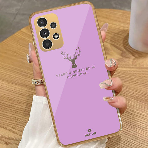 Samsung Galaxy A23 5G - Nice Series - HQ Premium Shine Durable Golden Electroplate Case