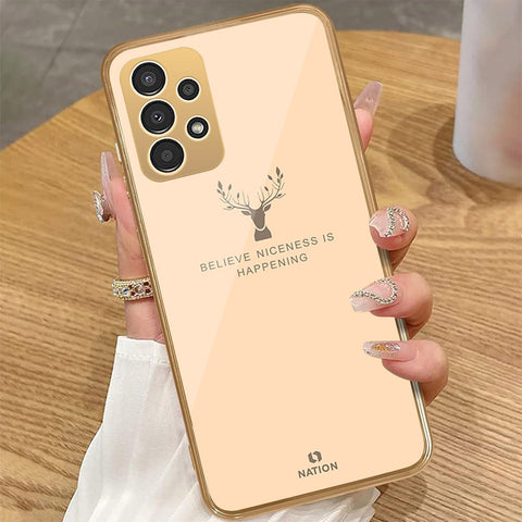 Samsung Galaxy A23 5G - Nice Series - HQ Premium Shine Durable Golden Electroplate Case