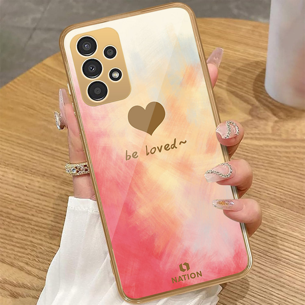 Samsung Galaxy A53 5G - Onation Heart Series - HQ Premium Shine Durable Golden Electroplate Case