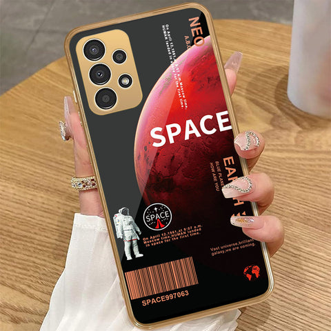 Samsung Galaxy A72 - Limitless Series - HQ Premium Shine Durable Golden Electroplate Case