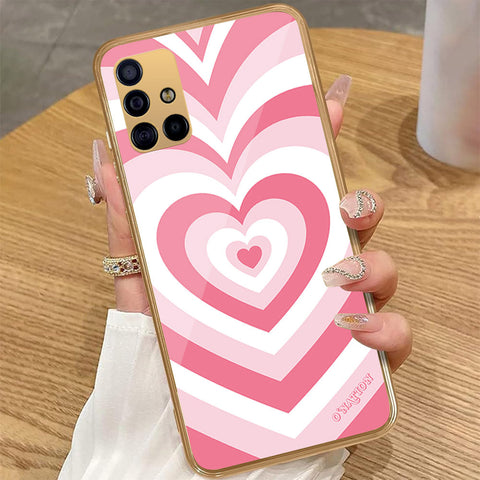 Samsung Galaxy A71 - O'Nation Heartbeat Series - HQ Premium Shine Durable Golden Electroplate Case