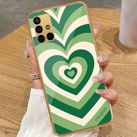 Samsung Galaxy A51 - O'Nation Heartbeat Series - HQ Premium Shine Durable Golden Electroplate Case