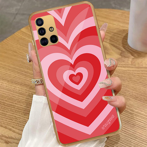 Samsung Galaxy A51 - O'Nation Heartbeat Series - HQ Premium Shine Durable Golden Electroplate Case