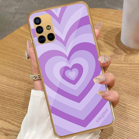 Samsung Galaxy A51 - O'Nation Heartbeat Series - HQ Premium Shine Durable Golden Electroplate Case