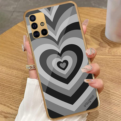 Samsung Galaxy A71 - O'Nation Heartbeat Series - HQ Premium Shine Durable Golden Electroplate Case