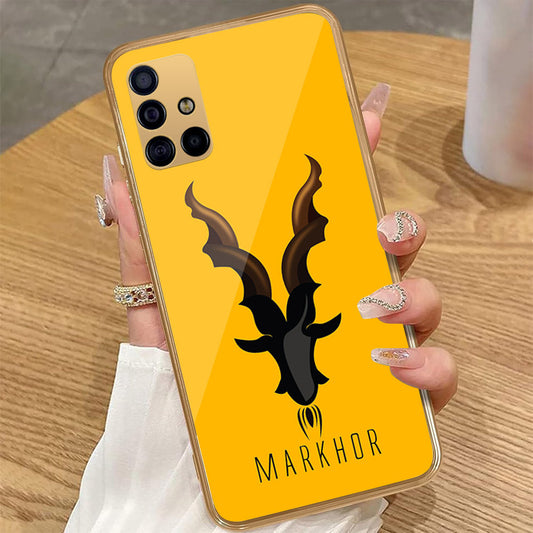 Samsung Galaxy A71 - Markhor Series - HQ Premium Shine Durable Golden Electroplate Case