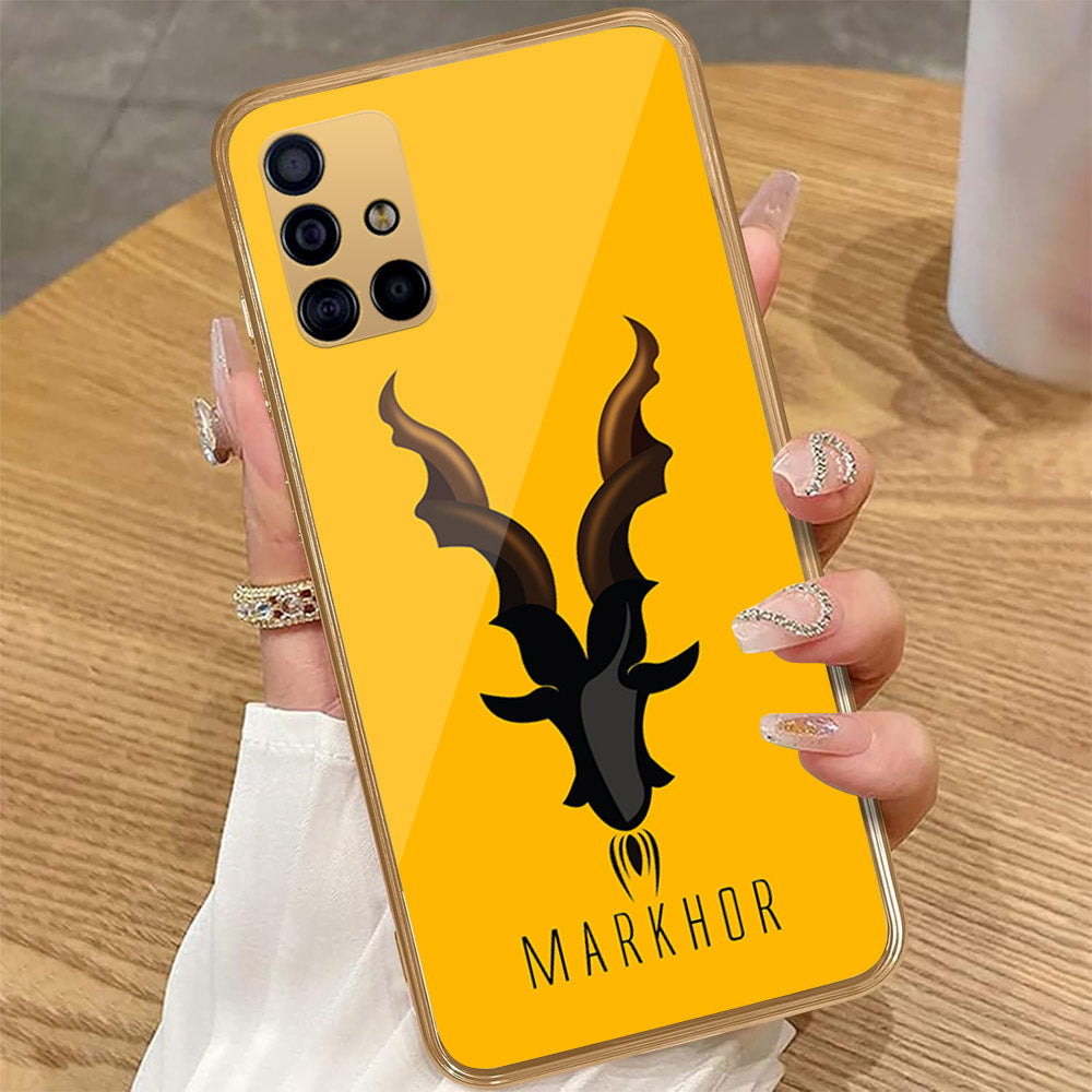Samsung Galaxy A51 - Markhor Series - HQ Premium Shine Durable Golden Electroplate Case