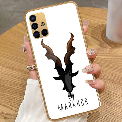 Samsung Galaxy A71 - Markhor Series - HQ Premium Shine Durable Golden Electroplate Case
