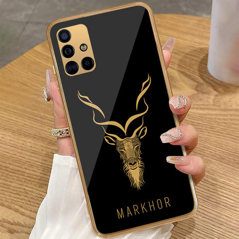 Samsung Galaxy A71 - Markhor Series - HQ Premium Shine Durable Golden Electroplate Case