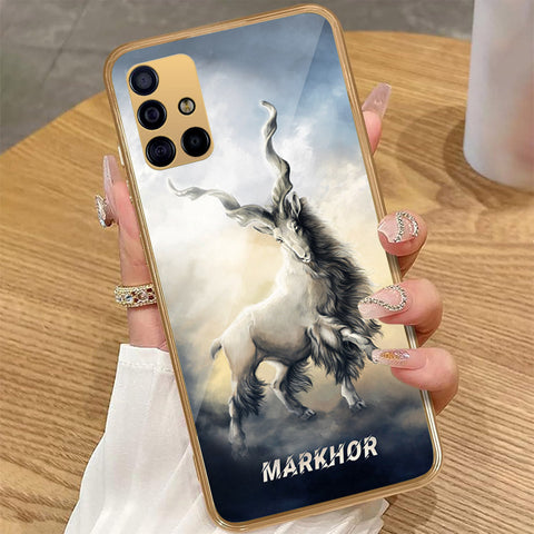 Samsung Galaxy A71 - Markhor Series - HQ Premium Shine Durable Golden Electroplate Case