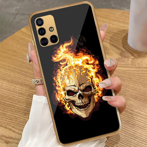 Samsung Galaxy A71 - Stellar Series - HQ Premium Shine Durable Golden Electroplate Case