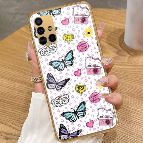 Samsung Galaxy A51 - Vanilla Dream Series - HQ Premium Shine Durable Golden Electroplate Case