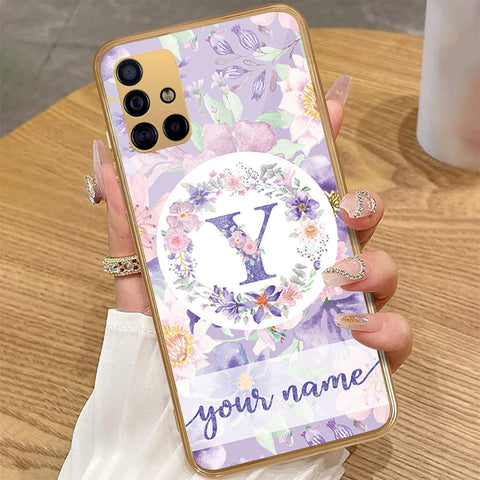 Samsung Galaxy A71 - Personalized Alphabet Series - HQ Premium Shine Durable Golden Electroplate Case