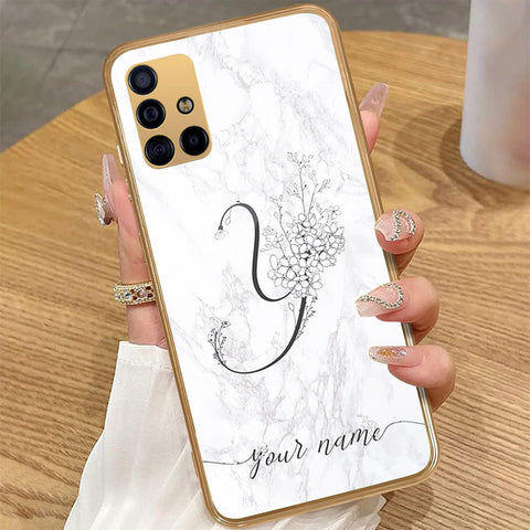 Samsung Galaxy A71 - Personalized Alphabet Series - HQ Premium Shine Durable Golden Electroplate Case