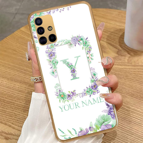 Samsung Galaxy A71 - Personalized Alphabet Series - HQ Premium Shine Durable Golden Electroplate Case