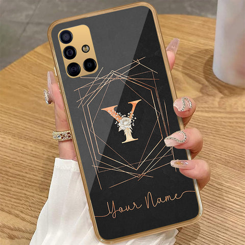 Samsung Galaxy A71 - Personalized Alphabet Series - HQ Premium Shine Durable Golden Electroplate Case