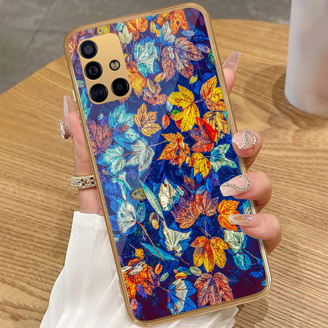 Samsung Galaxy A71 - Floral Series 2 - HQ Premium Shine Durable Golden Electroplate Case