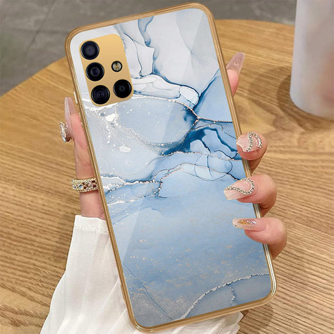 Samsung Galaxy A51 - Mystic Marble Series - HQ Premium Shine Durable Golden Electroplate Case