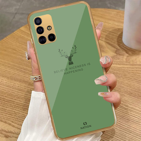 Samsung Galaxy A71 - Nice Series - HQ Premium Shine Durable Golden Electroplate Case