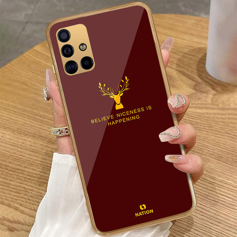 Samsung Galaxy A51 - Nice Series - HQ Premium Shine Durable Golden Electroplate Case