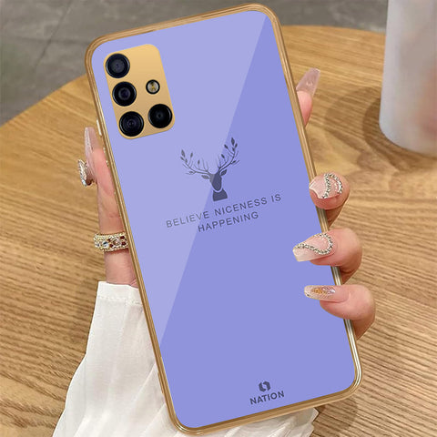 Samsung Galaxy A51 - Nice Series - HQ Premium Shine Durable Golden Electroplate Case