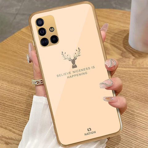 Samsung Galaxy A51 - Nice Series - HQ Premium Shine Durable Golden Electroplate Case