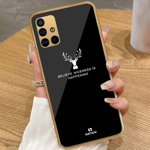 Samsung Galaxy A51 - Nice Series - HQ Premium Shine Durable Golden Electroplate Case